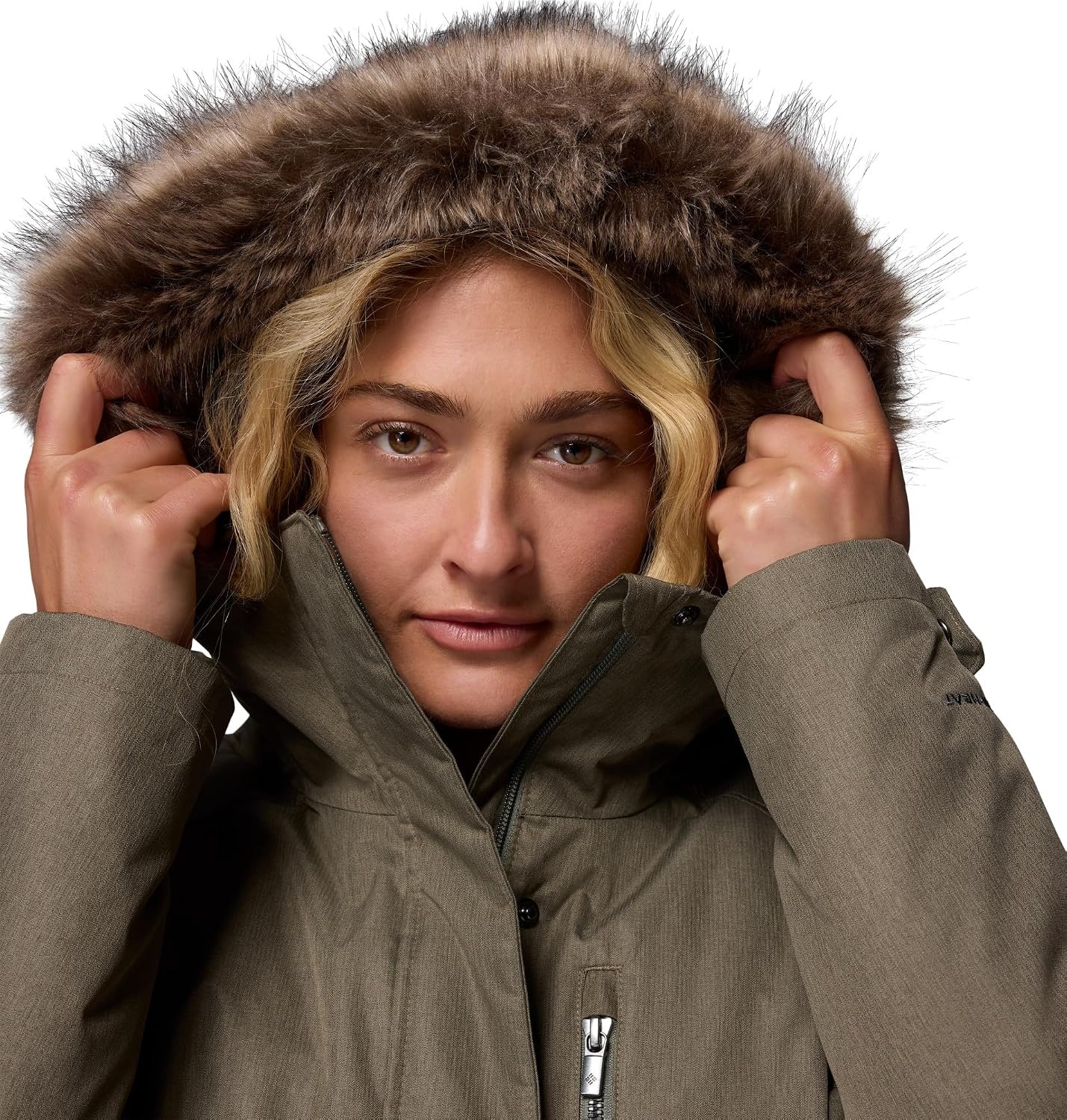 image:imageColumbia Damen Suttle Mountain Long Insulated Jacket Winterjacke 1er PackStone Green