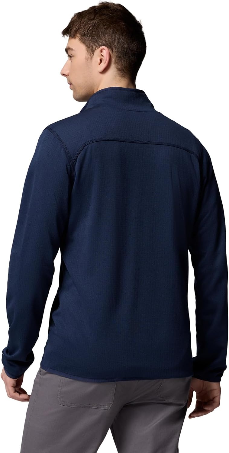 image:imageColumbia Essential Hike Grid Fleece Full Zip Fleecejacke mit durchgehendem Reiverschluss fr HerrenCollegiate Navy