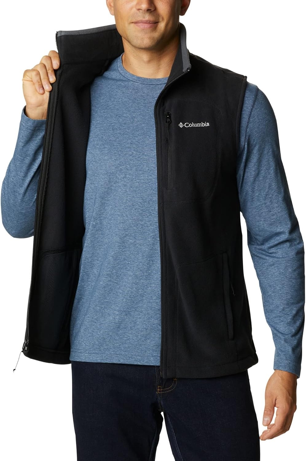image:imageColumbia FAST TREK FLEECE VESTBlack 010