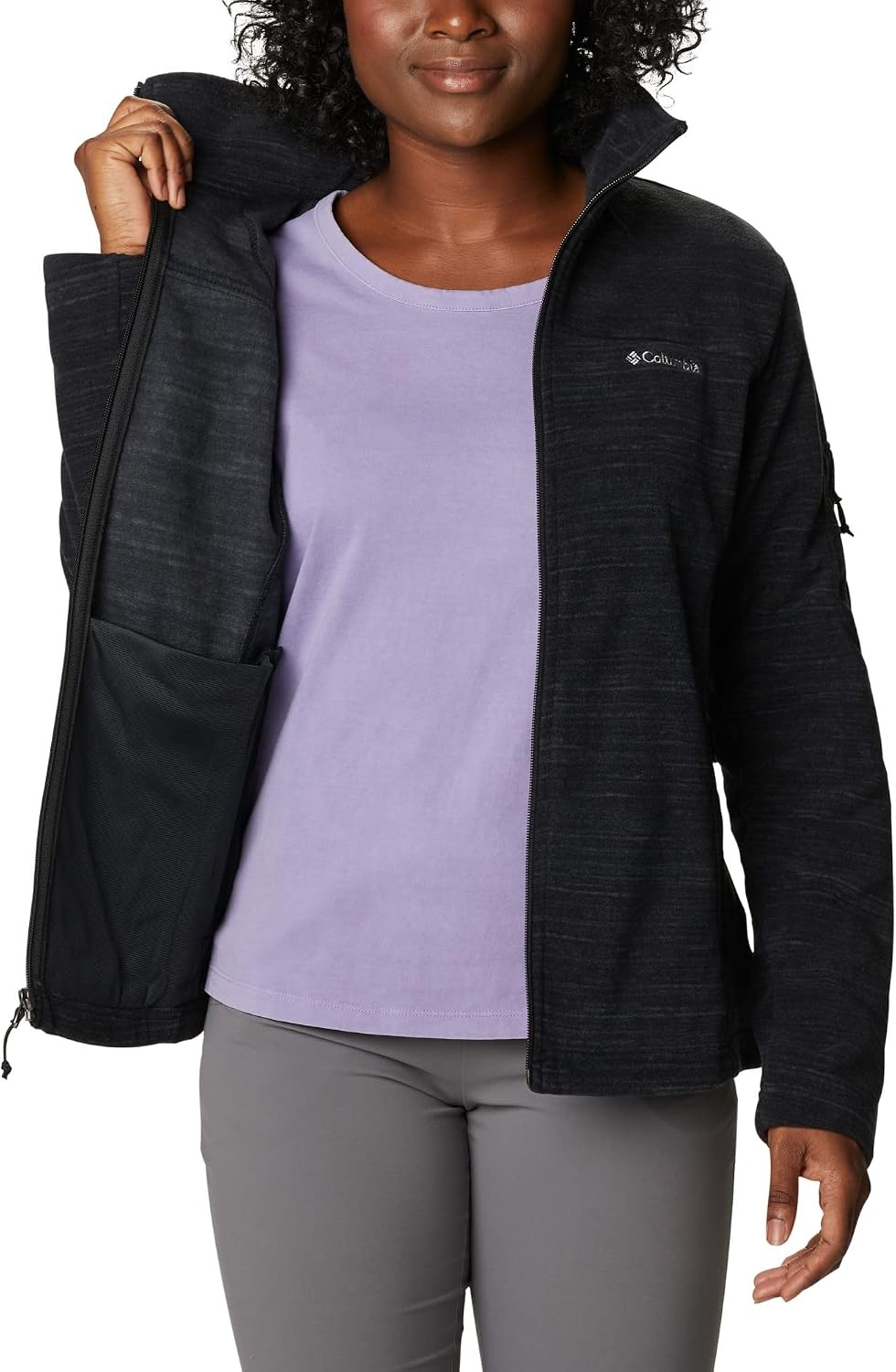 image:imageColumbia Fast Trek II JacketBlack Spacedye Print