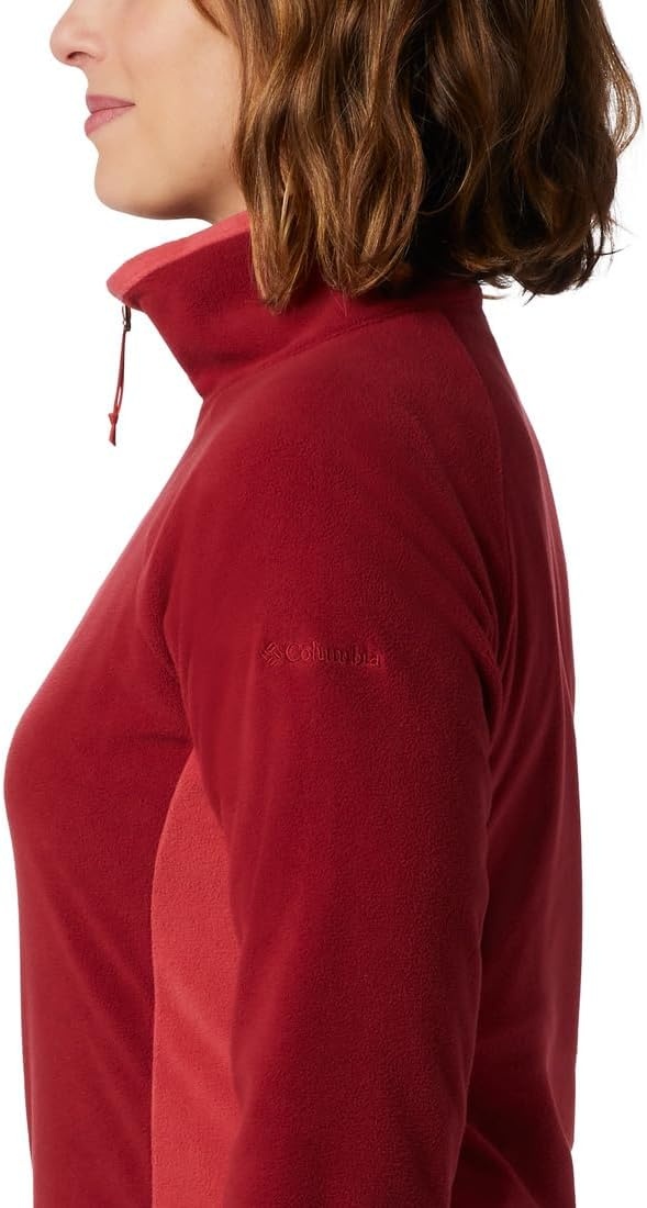 image:imageColumbia Glacial IV 12 Zip Fleece Pullover fr DamenBeet Daredevil