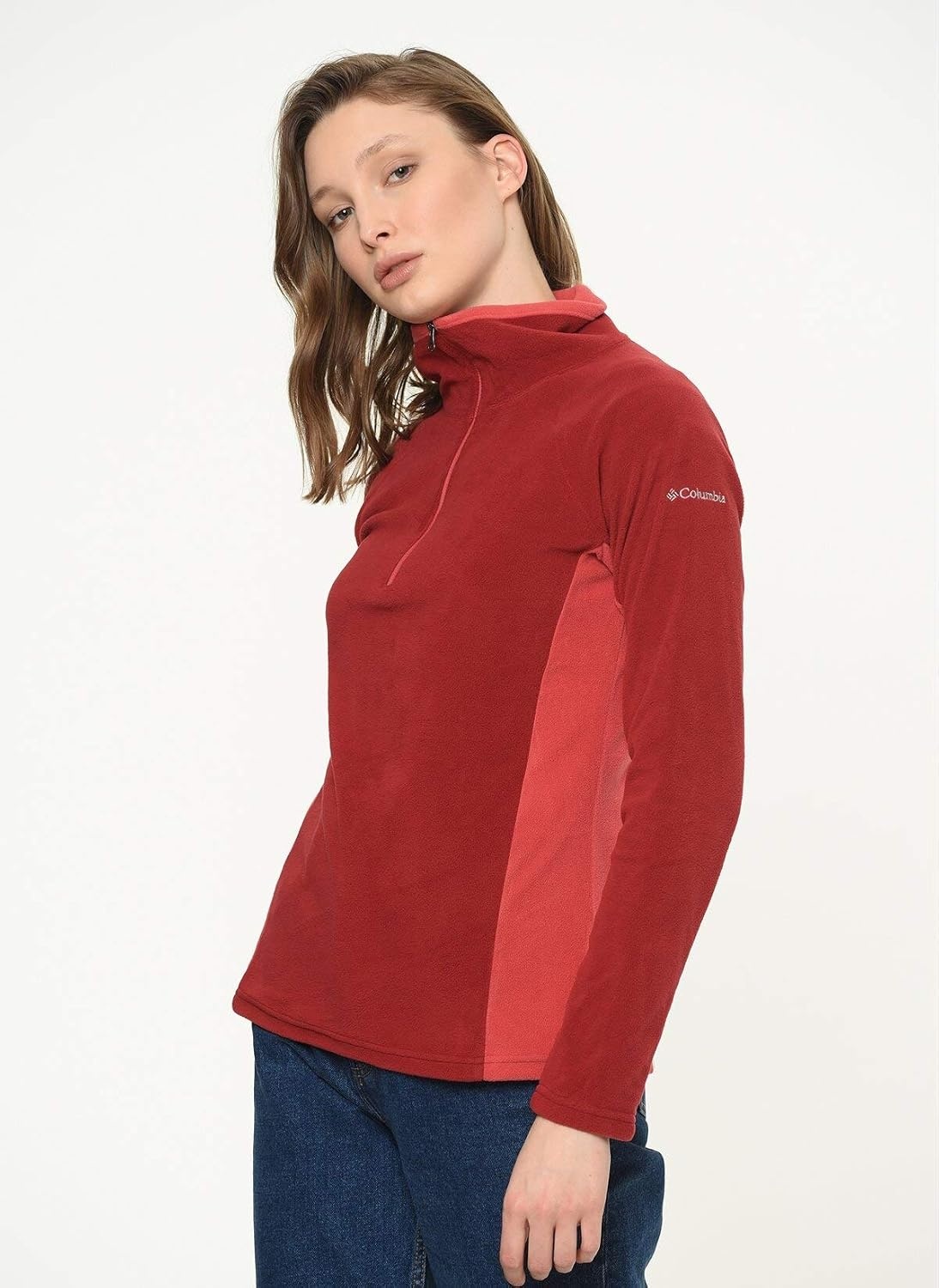 image:imageColumbia Glacial IV 12 Zip Fleece Pullover fr DamenBeet Daredevil