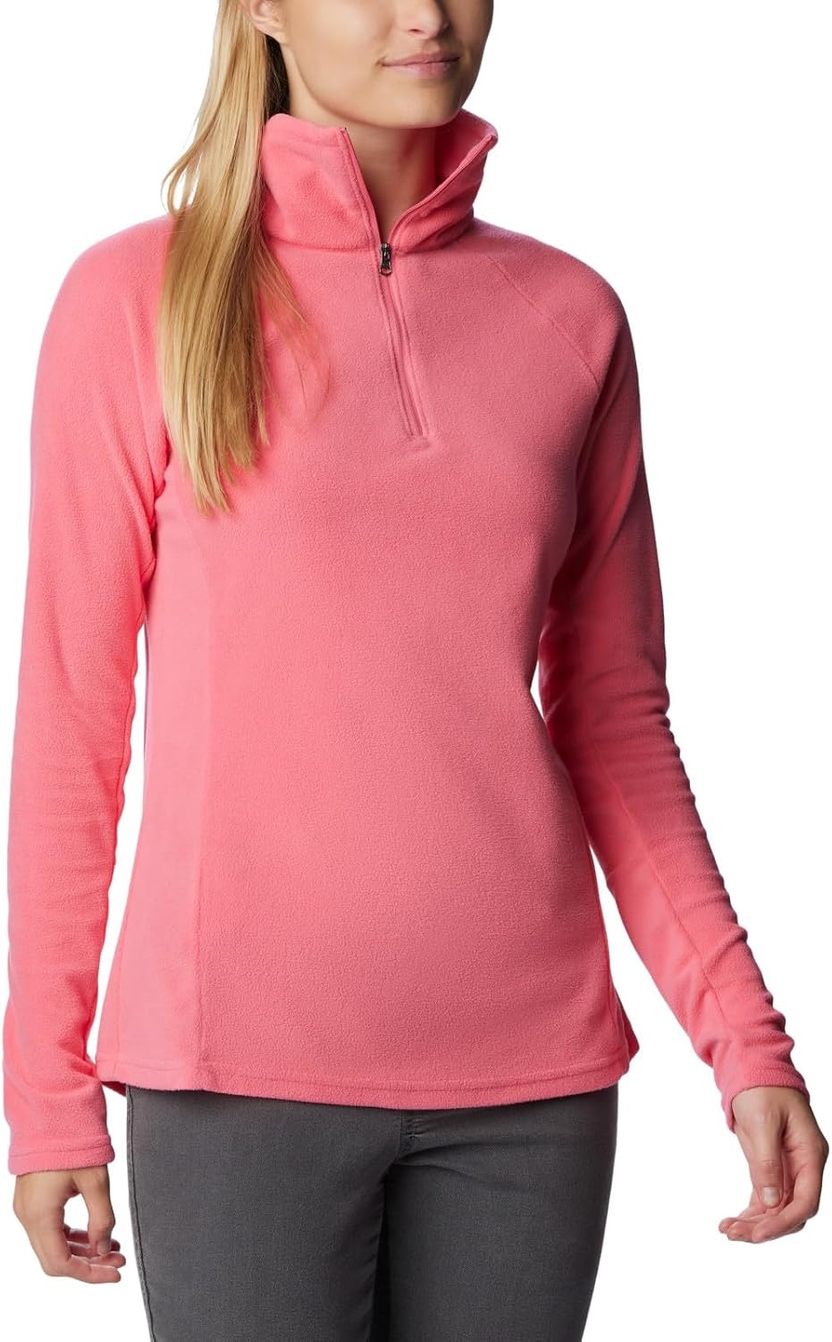 image:imageColumbia Glacial IV 12 Zip Fleece Pullover fr DamenCamellia Rose