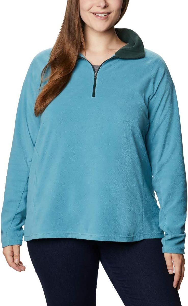 image:imageColumbia Glacial IV 12 Zip Fleece Pullover fr DamenCanyon Blue Spruce