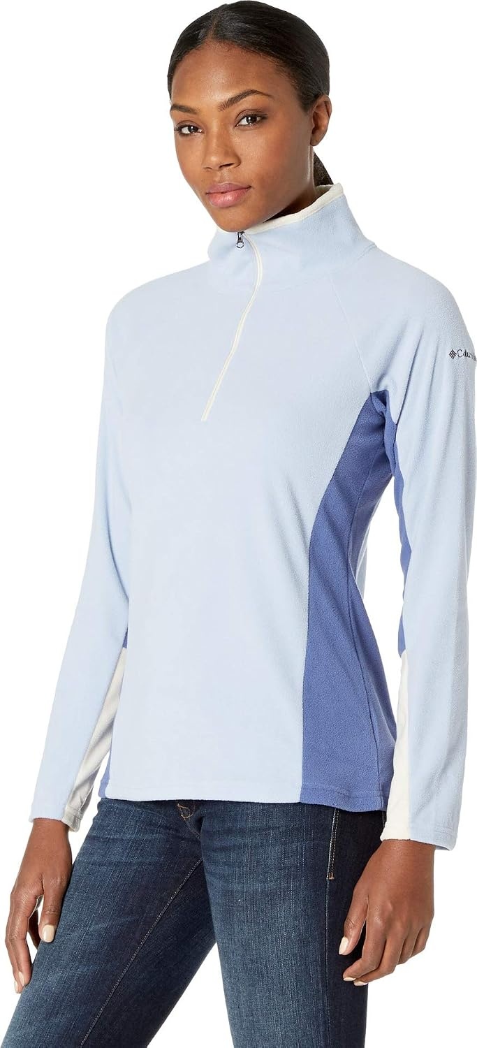 image:imageColumbia Glacial IV 12 Zip Fleece Pullover fr DamenFaded Sky Eve