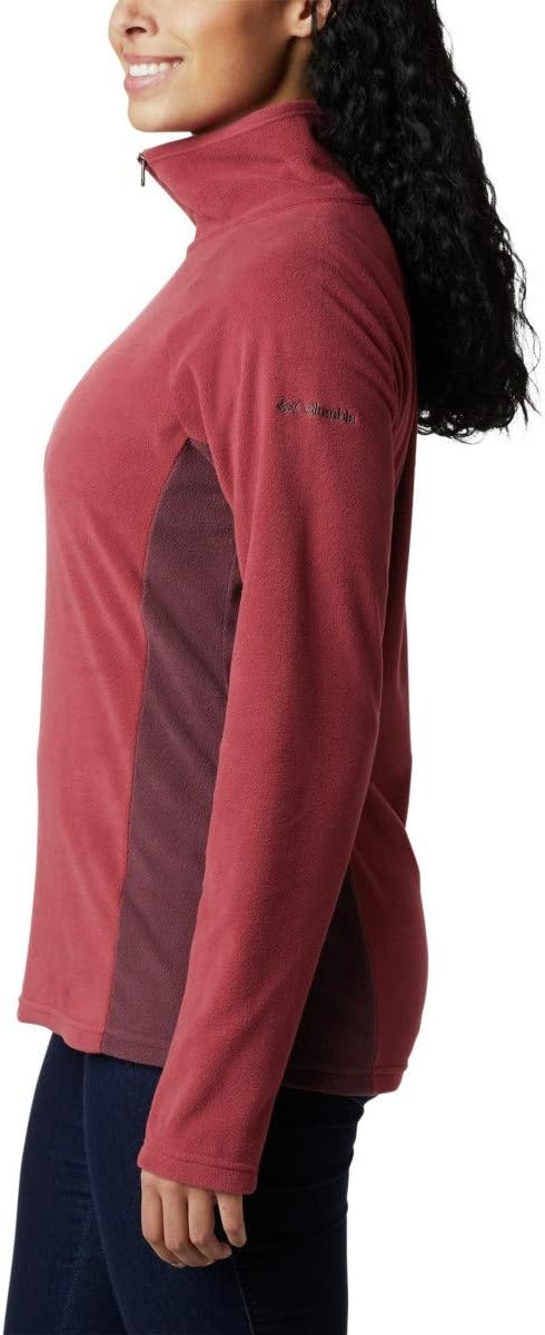 image:imageColumbia Glacial IV 12 Zip Fleece Pullover fr DamenMarsala RedMalbec