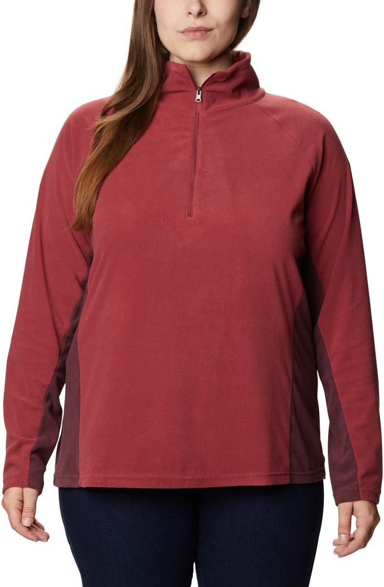 image:imageColumbia Glacial IV 12 Zip Fleece Pullover fr DamenMarsala RedMalbec