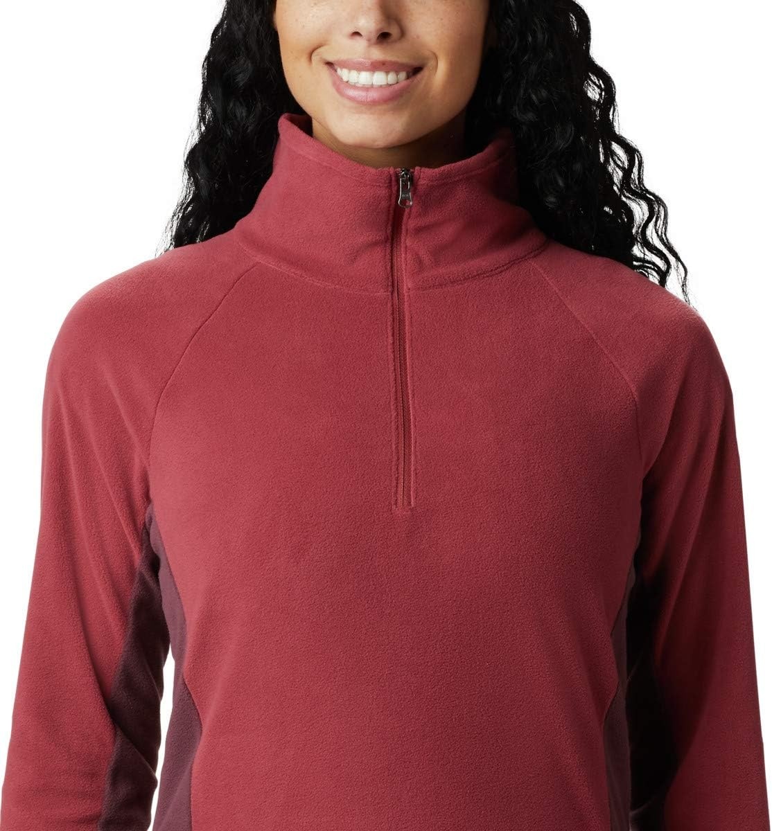 image:imageColumbia Glacial IV 12 Zip Fleece Pullover fr DamenMarsala RedMalbec