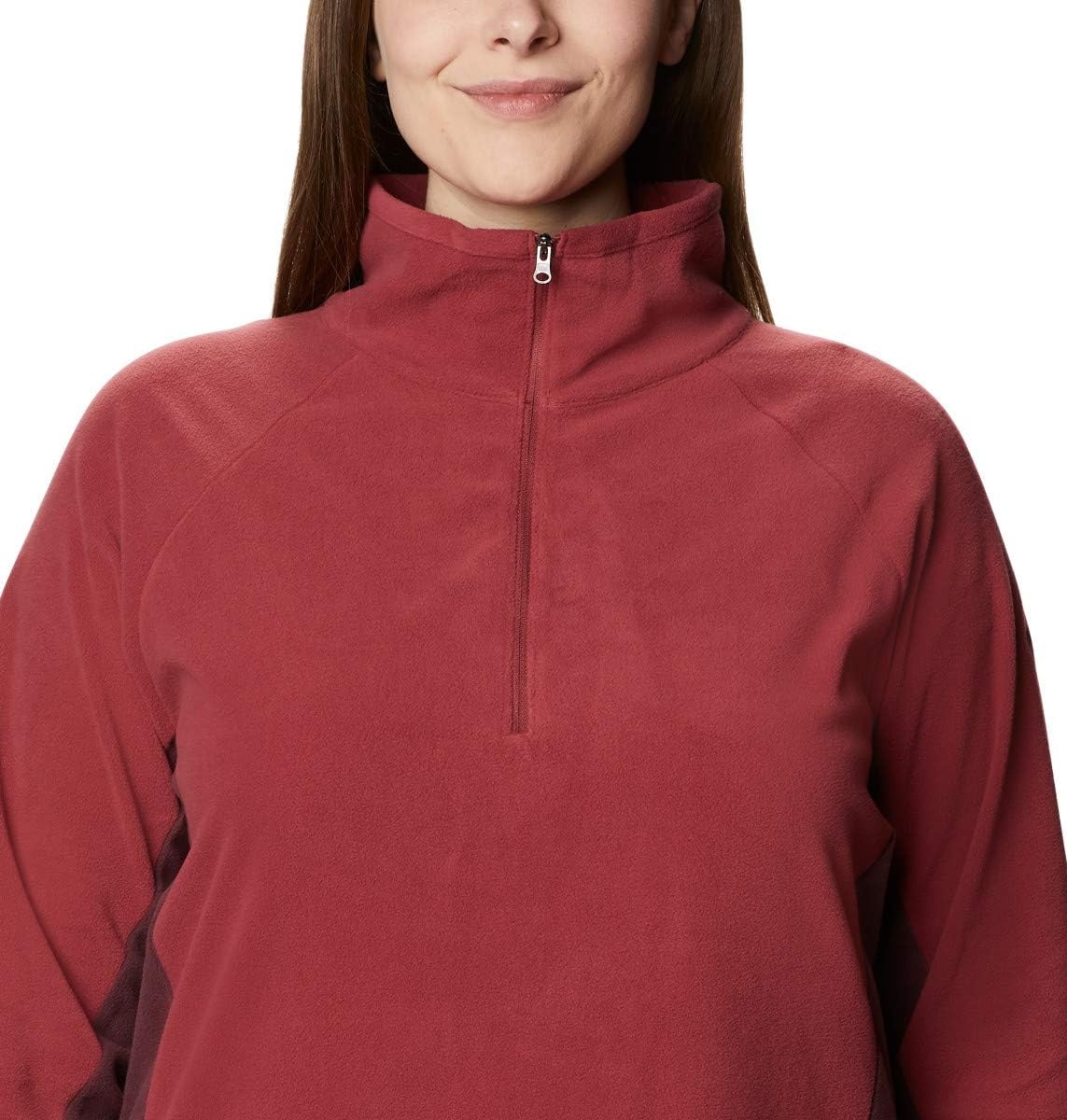 image:imageColumbia Glacial IV 12 Zip Fleece Pullover fr DamenMarsala RedMalbec