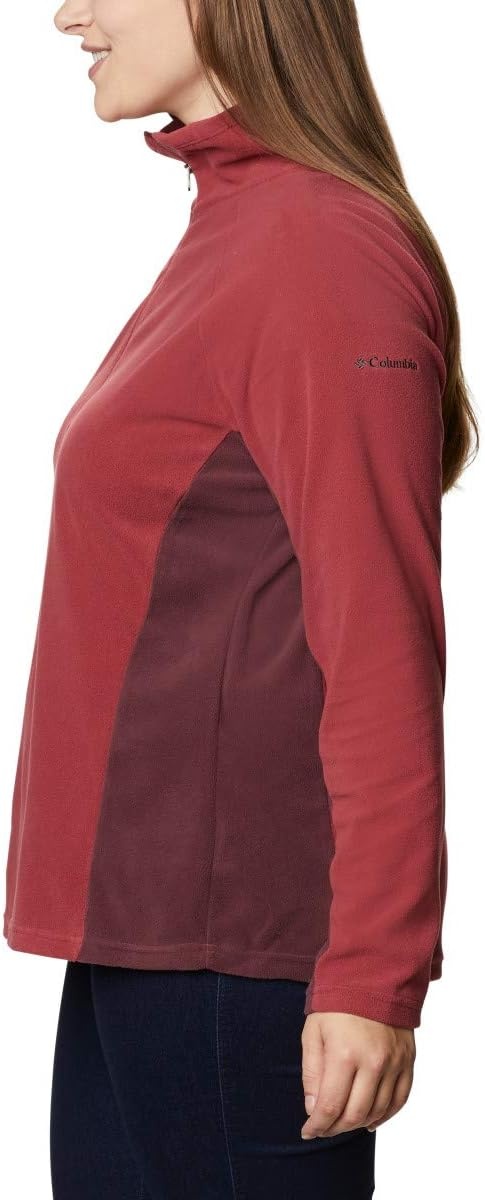 image:imageColumbia Glacial IV 12 Zip Fleece Pullover fr DamenMarsala RedMalbec