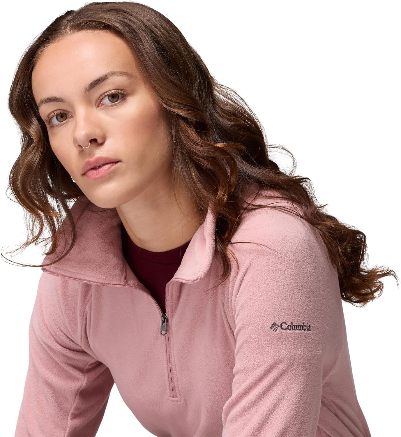 image:imageColumbia Glacial IV 12 Zip Fleece Pullover fr DamenRadiergummi Rosa