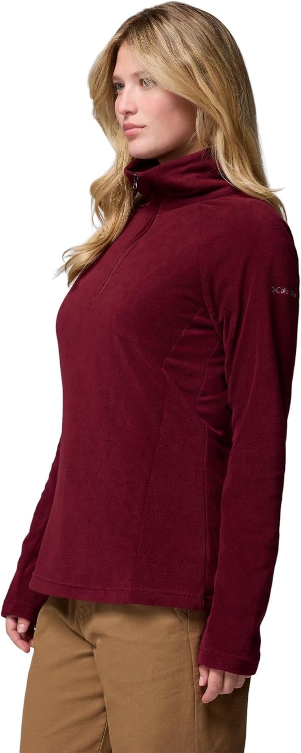 image:imageColumbia Glacial IV 12 Zip Fleece Pullover fr DamenRich Wine