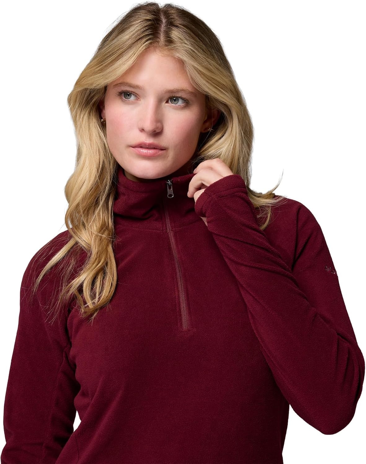 image:imageColumbia Glacial IV 12 Zip Fleece Pullover fr DamenRich Wine