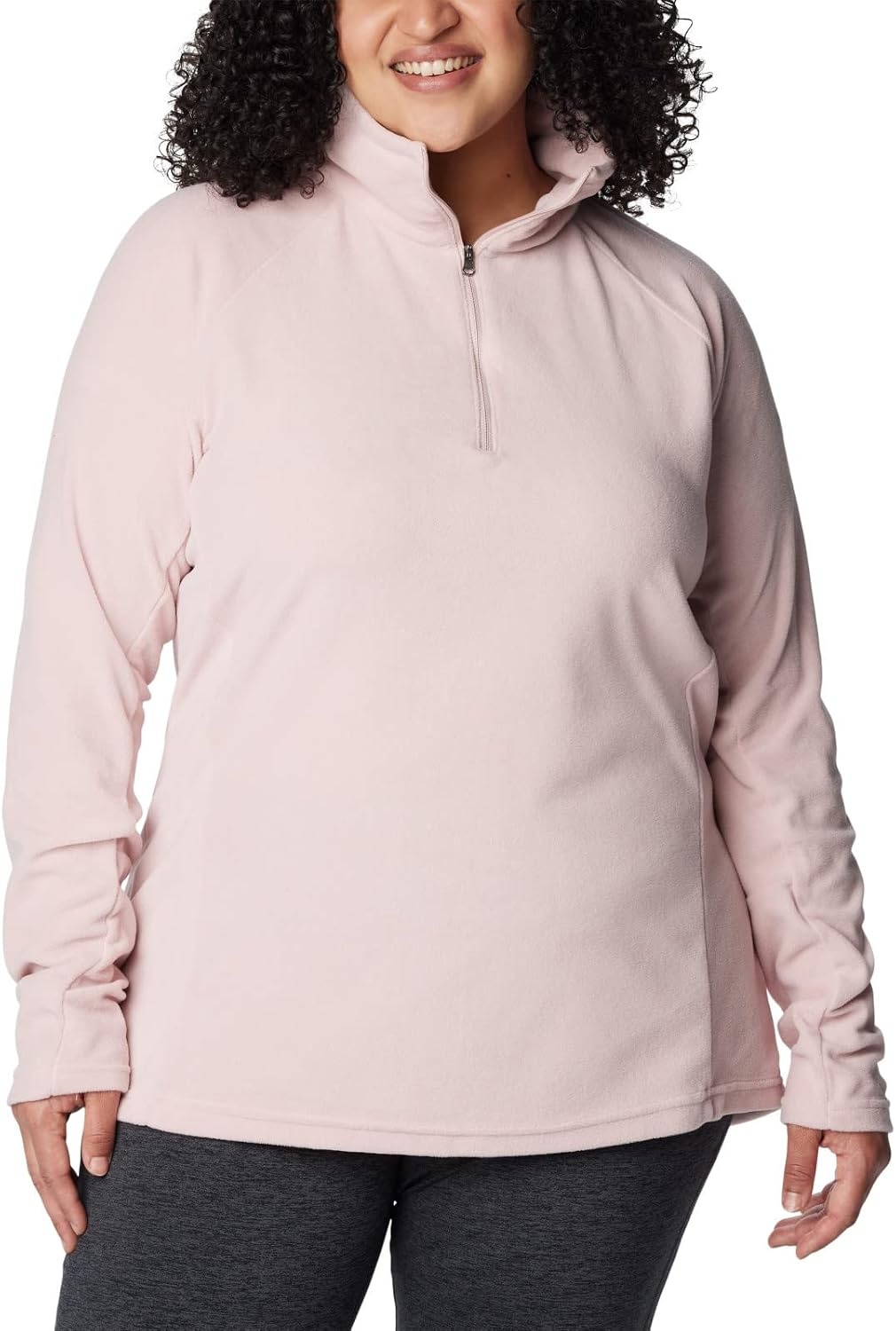 image:imageColumbia Glacial IV 12 Zip Fleece Pullover fr DamenRosa Dusty Pink