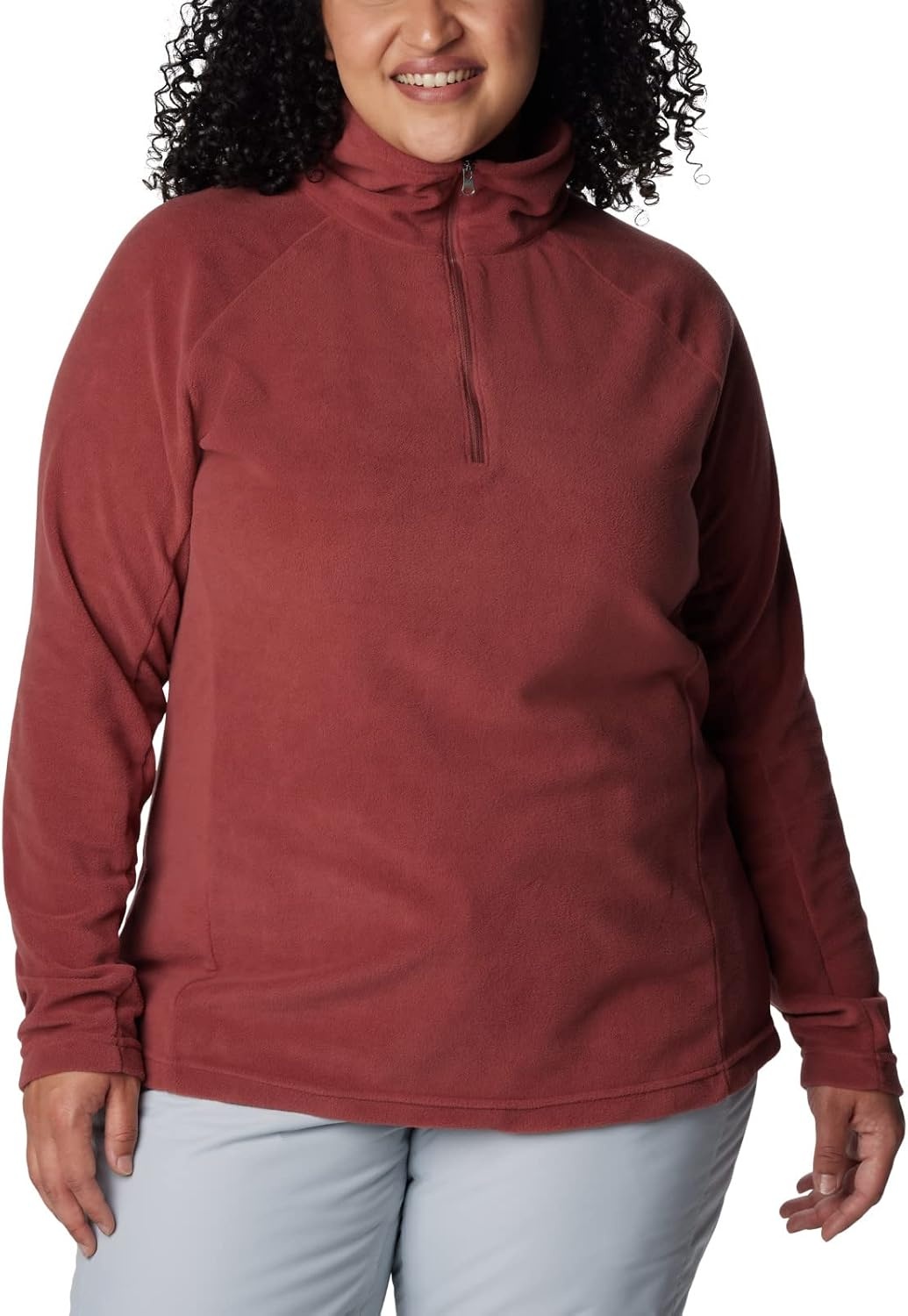 image:imageColumbia Glacial IV 12 Zip Fleece Pullover fr DamenRot Beetroot