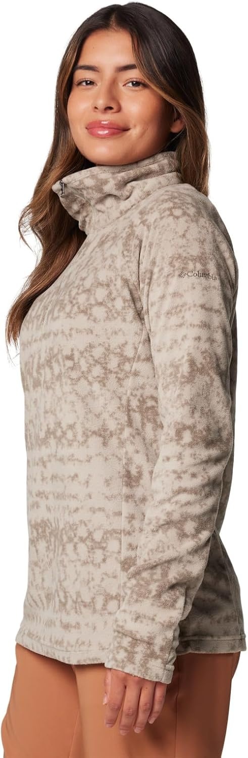 image:imageColumbia Glacial IV 12 Zip Fleece Pullover fr DamenSafaristreifen