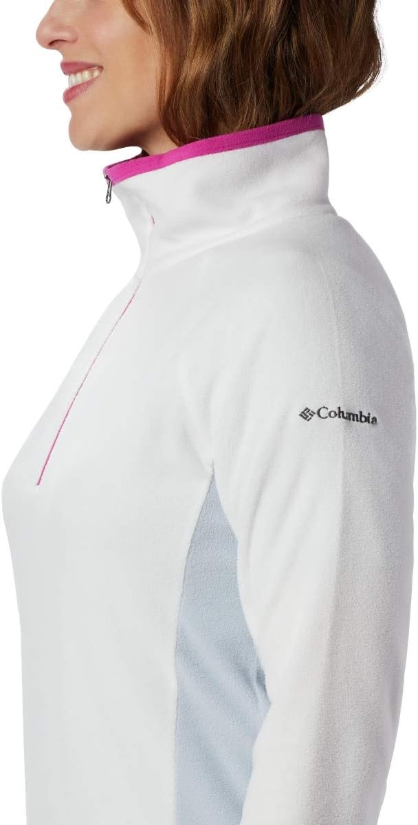 image:imageColumbia Glacial IV 12 Zip Fleece Pullover fr DamenSea Salt Cirru