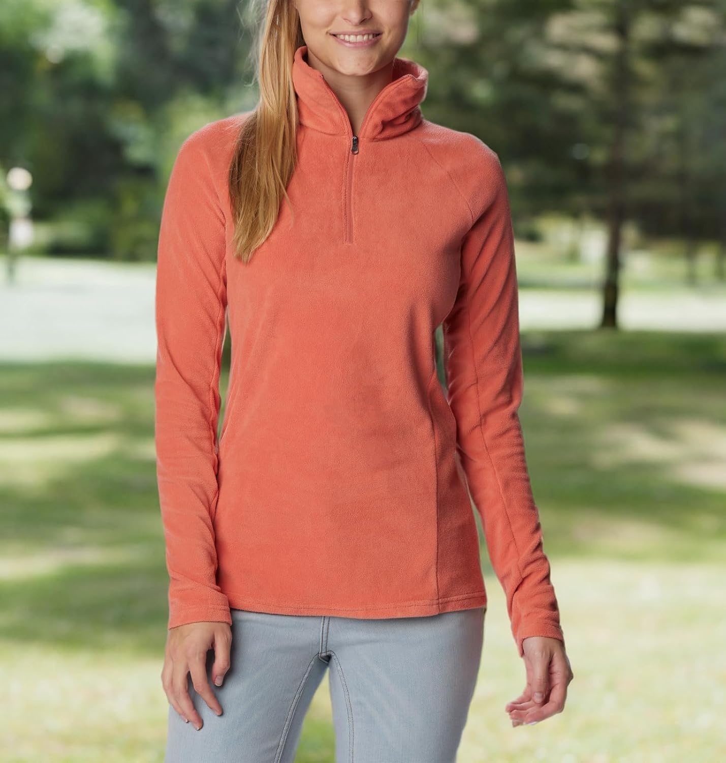 image:imageColumbia Glacial IV 12 Zip Fleece Pullover fr DamenVerblasstes Pfirsich
