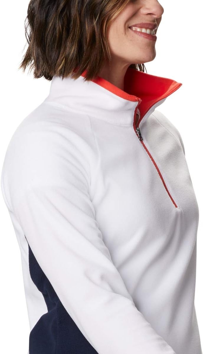 image:imageColumbia Glacial IV 12 Zip Fleece Pullover fr DamenWhite Dark Nocturnal