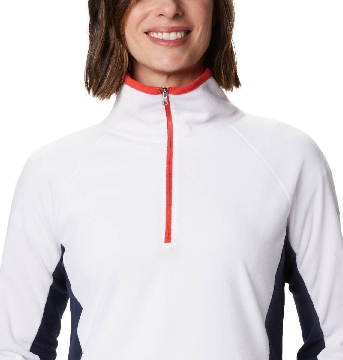 image:imageColumbia Glacial IV 12 Zip Fleece Pullover fr DamenWhite Dark Nocturnal