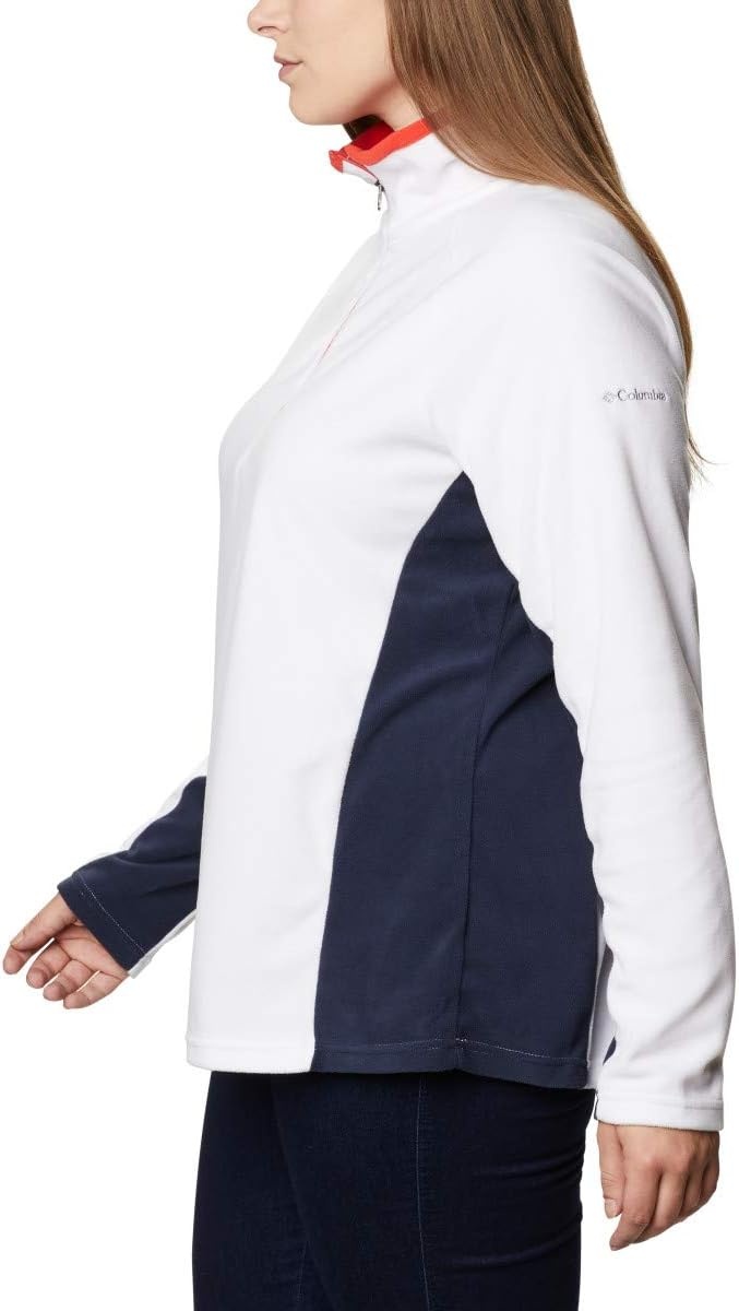 image:imageColumbia Glacial IV 12 Zip Fleece Pullover fr DamenWhite Dark Nocturnal