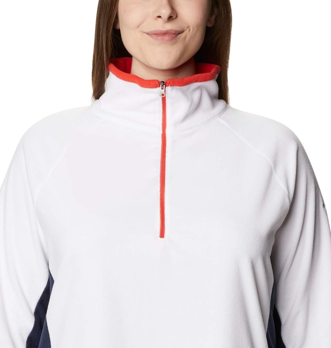 image:imageColumbia Glacial IV 12 Zip Fleece Pullover fr DamenWhite Dark Nocturnal