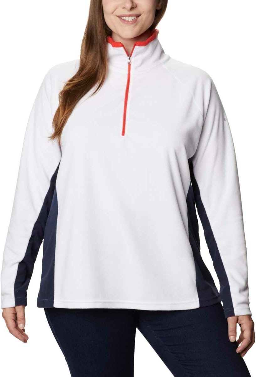 image:imageColumbia Glacial IV 12 Zip Fleece Pullover fr DamenWhite Dark Nocturnal