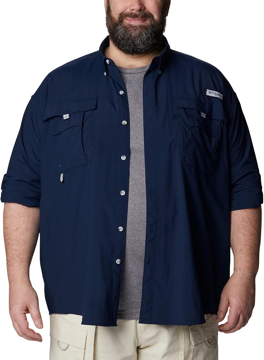 image:imageColumbia Herren Columbia Bahama II Langarmshirt 1er PackCollegiate Marineblau