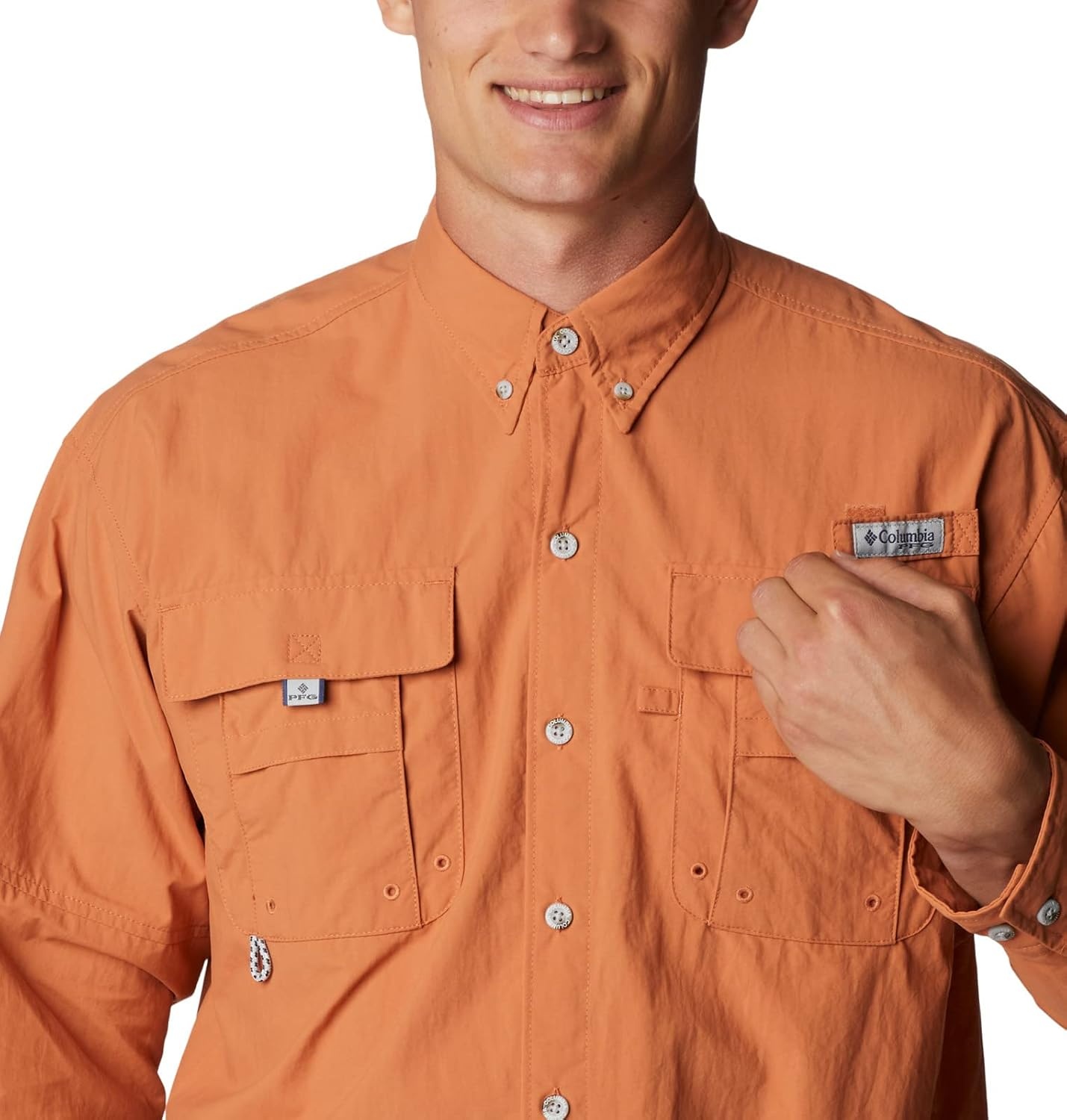 image:imageColumbia Herren Columbia Bahama II Langarmshirt 1er PackInsel Orange