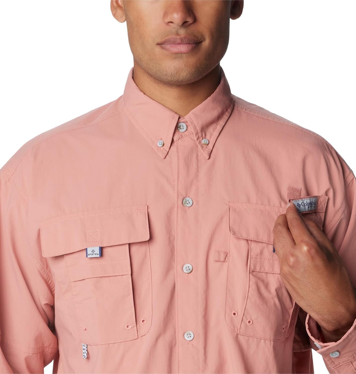 image:imageColumbia Herren Columbia Bahama II Langarmshirt 1er PackSandelholzpink