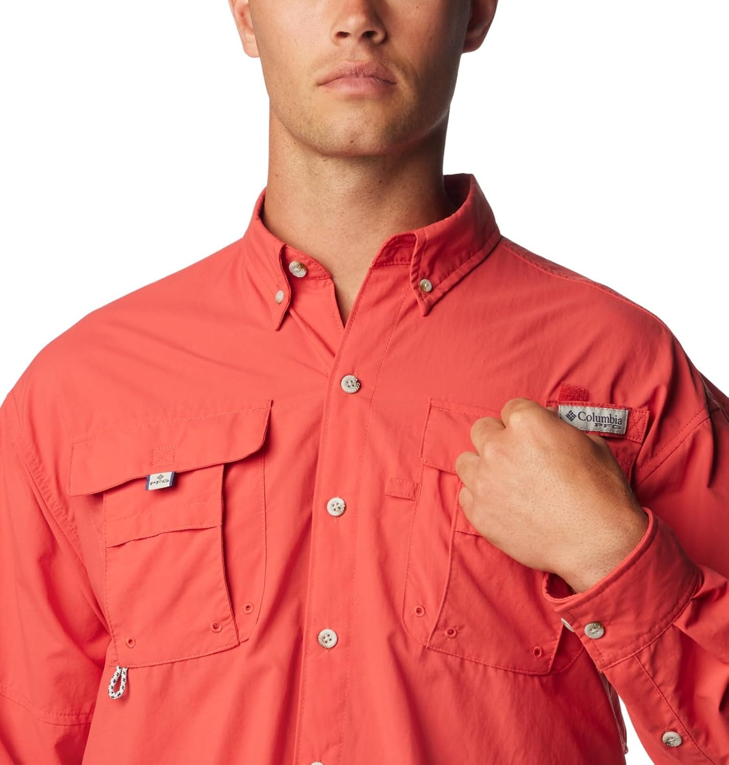 image:imageColumbia Herren Columbia Bahama II Langarmshirt 1er PackSunset Red