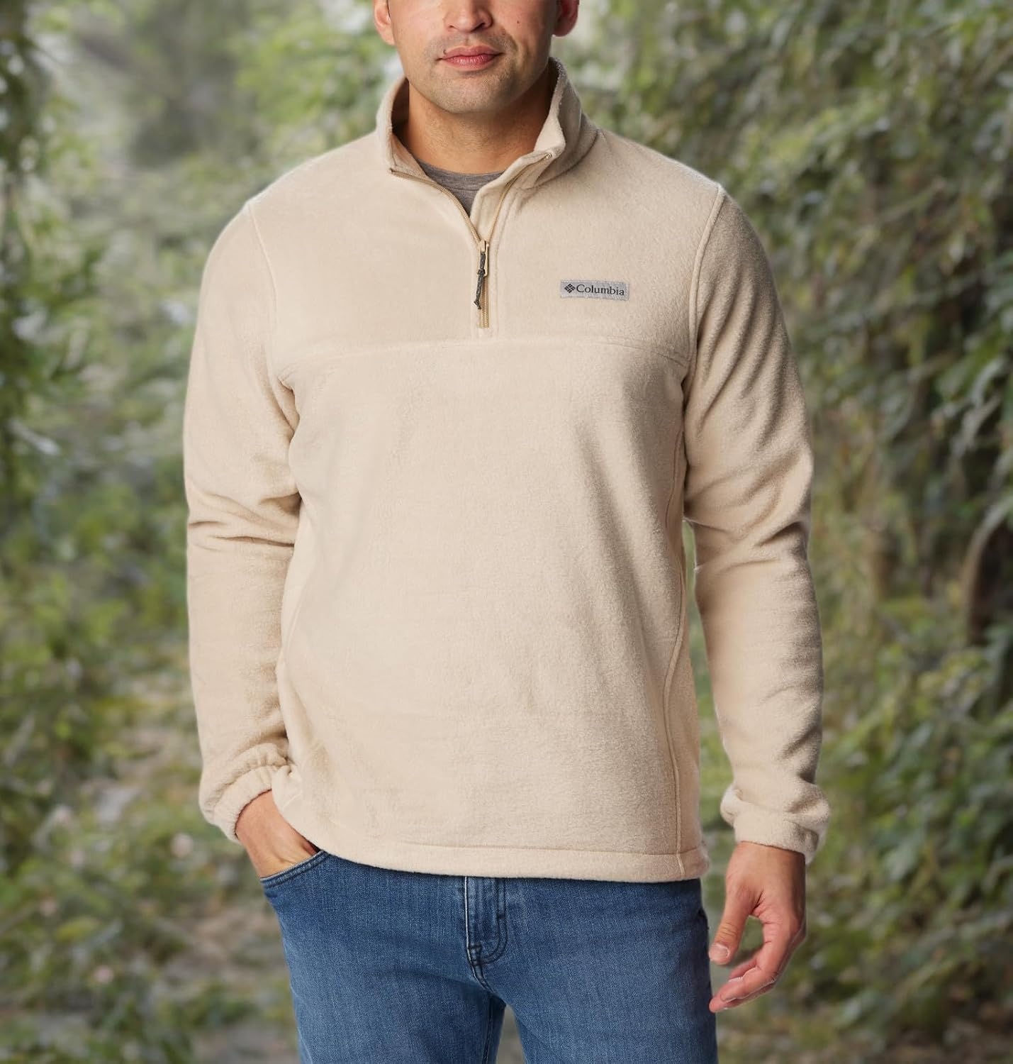 image:imageColumbia Herren FleecePullover mit halbem Reiverschluss Steens MountainAncient Fossil