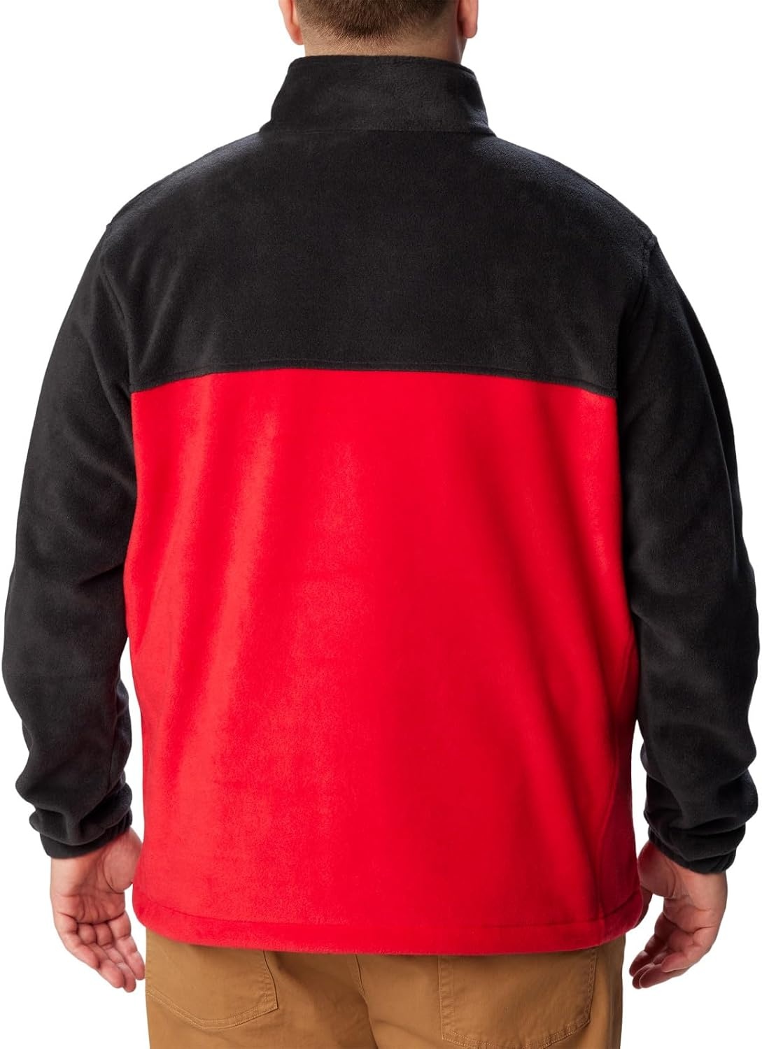 image:imageColumbia Herren FleecePullover mit halbem Reiverschluss Steens MountainBlack Mountain Red