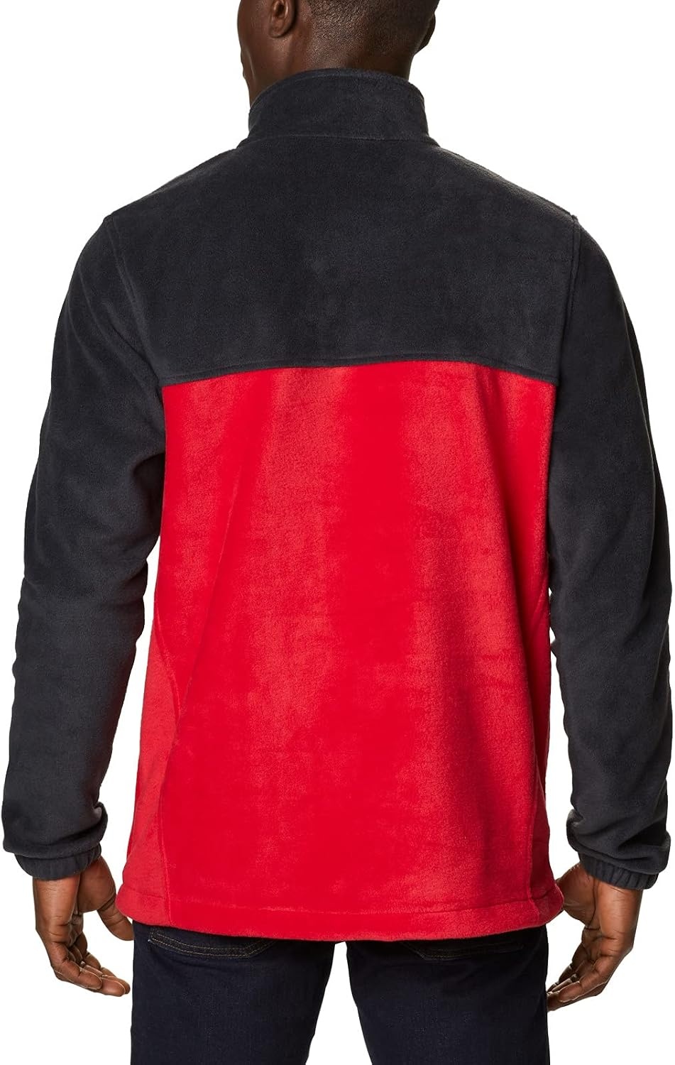 image:imageColumbia Herren FleecePullover mit halbem Reiverschluss Steens MountainBlack Mountain Red