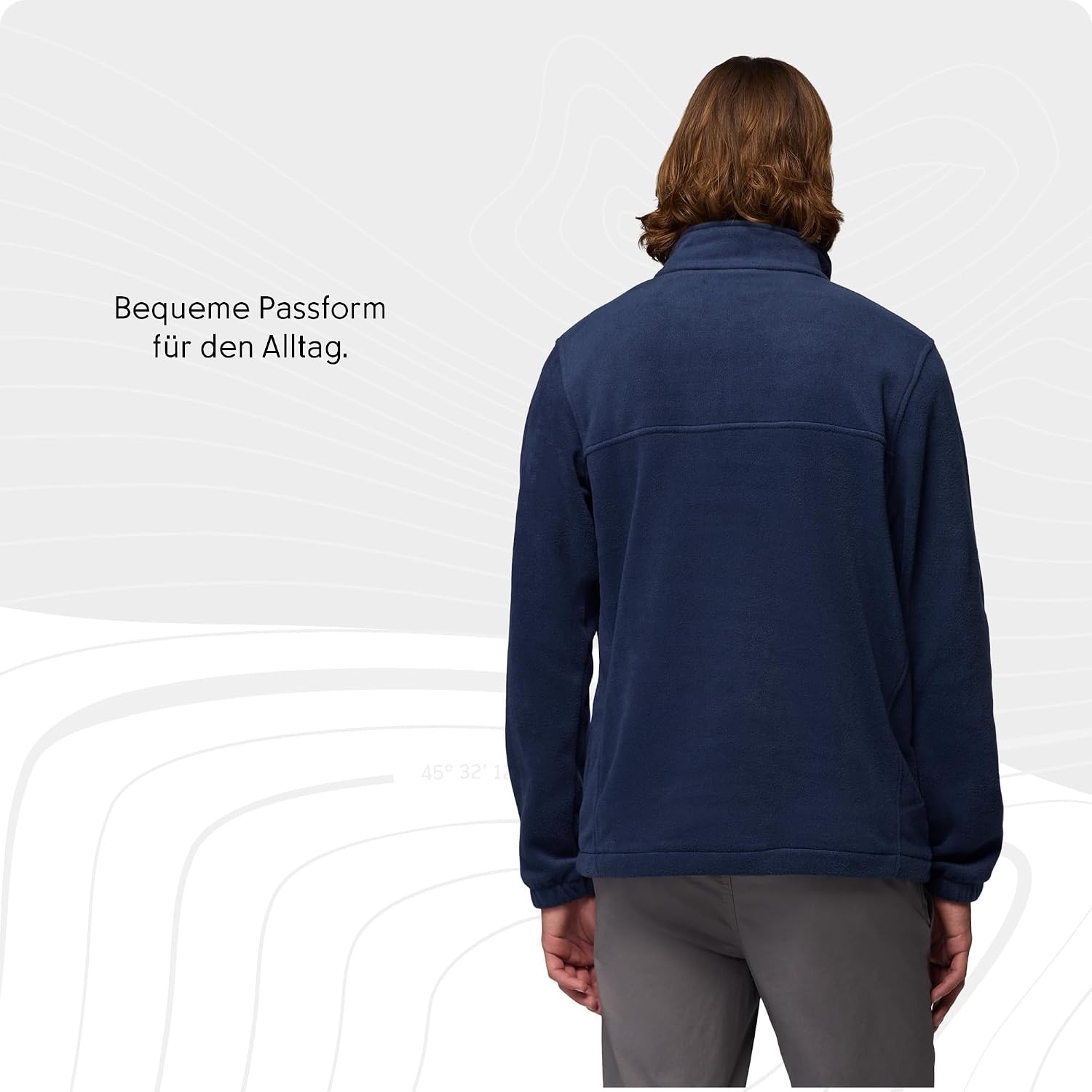 image:imageColumbia Herren FleecePullover mit halbem Reiverschluss Steens MountainCollegiate Navy