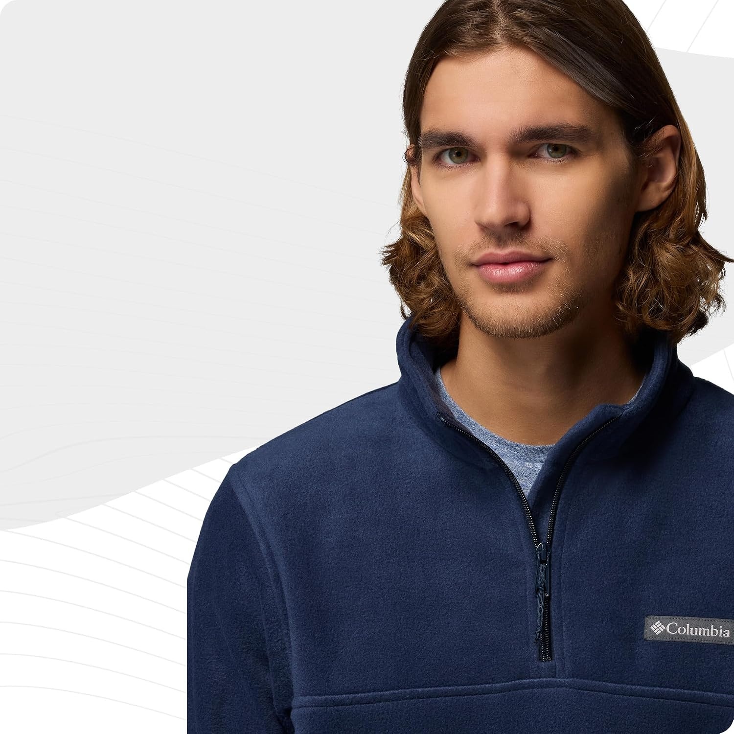 image:imageColumbia Herren FleecePullover mit halbem Reiverschluss Steens MountainCollegiate Navy