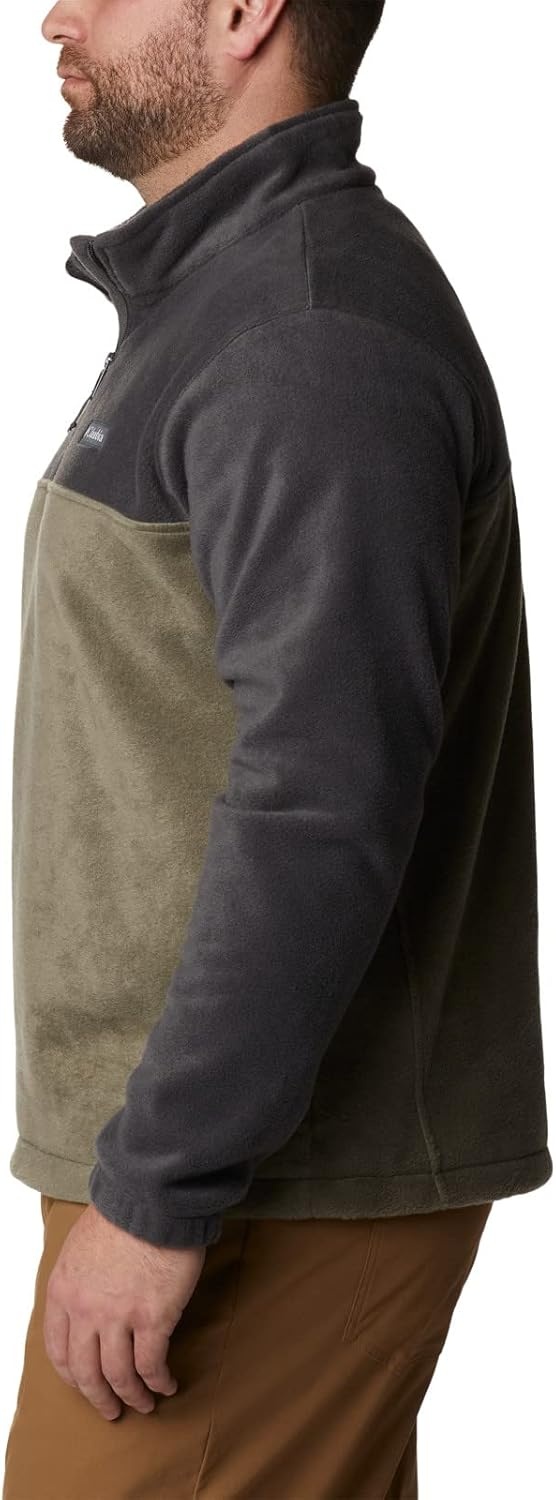 image:imageColumbia Herren FleecePullover mit halbem Reiverschluss Steens MountainShark Stone Green