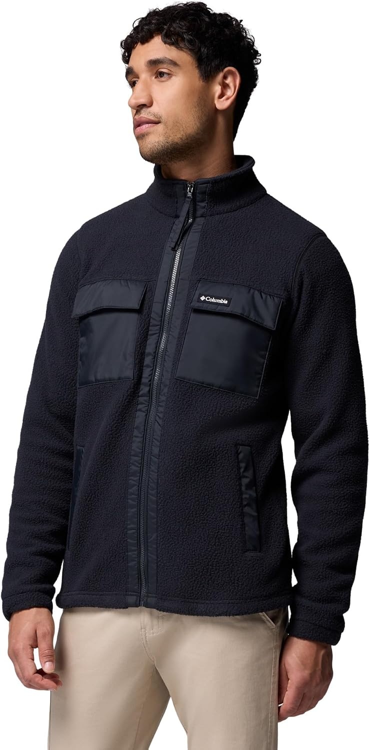 image:imageColumbia Herren Juniper Peak Full Zip Fleece Fleecejacke mit durchgehendem Reiverschluss 1er PackSchwarz