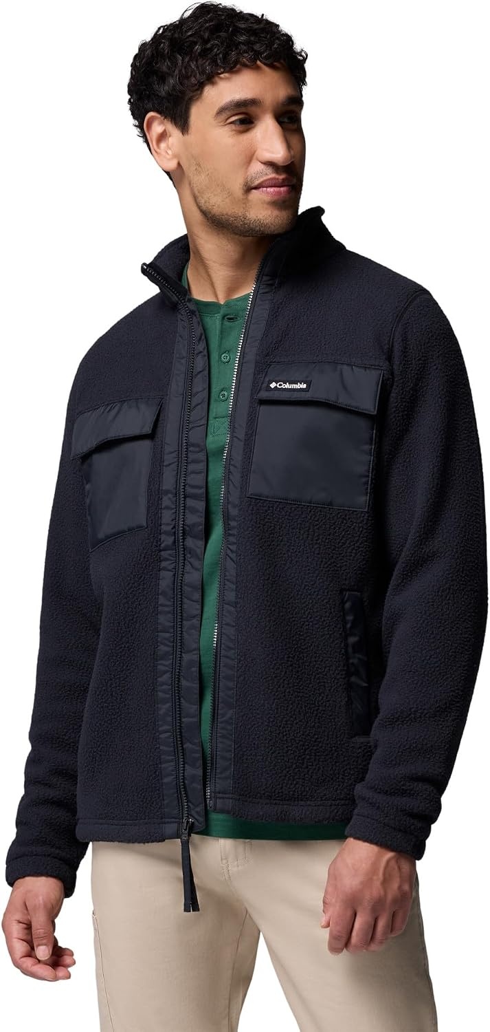 image:imageColumbia Herren Juniper Peak Full Zip Fleece Fleecejacke mit durchgehendem Reiverschluss 1er PackSchwarz