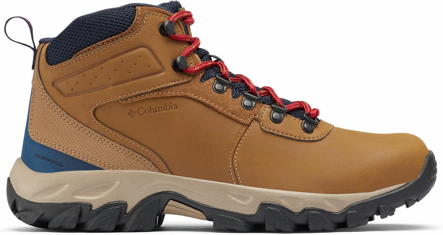 image:imageColumbia Herren Newton Ridge Plus II Stiefel Wanderschuhe Outdoor 1594731 braunLight Brown Red Velvet