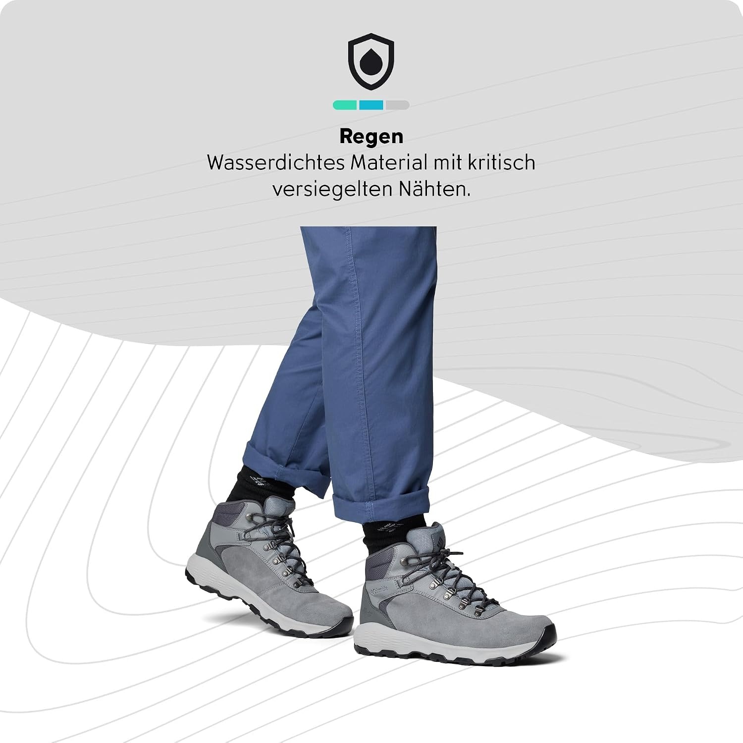 image:imageColumbia Herren Newton Wander Stiefel Wanderschuhe Outdoor 2109441 231Ti Grey Steel Dark Grey