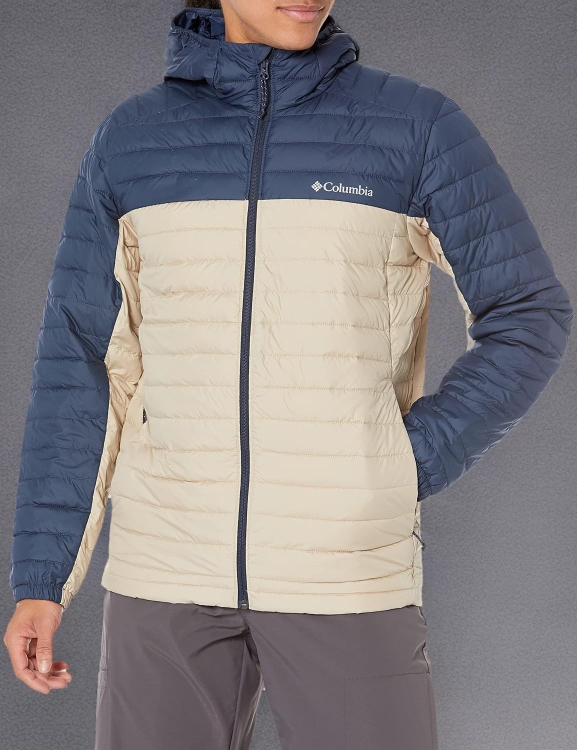 image:imageColumbia Herren Silver Falls Kapuzenjacke Silver Falls KapuzenjackeAntike Fossil Collegiat Navy
