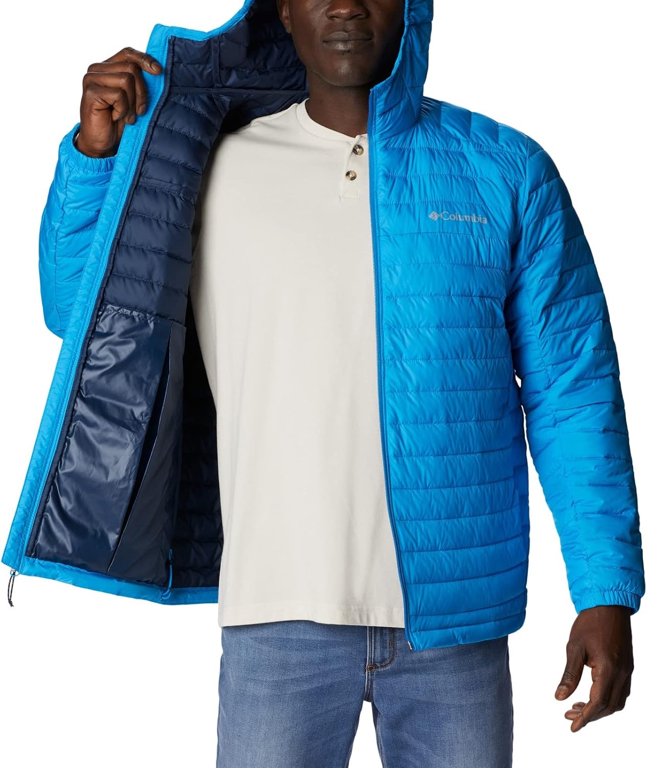 image:imageColumbia Herren Silver Falls Kapuzenjacke Silver Falls KapuzenjackeBlau Compass Blue