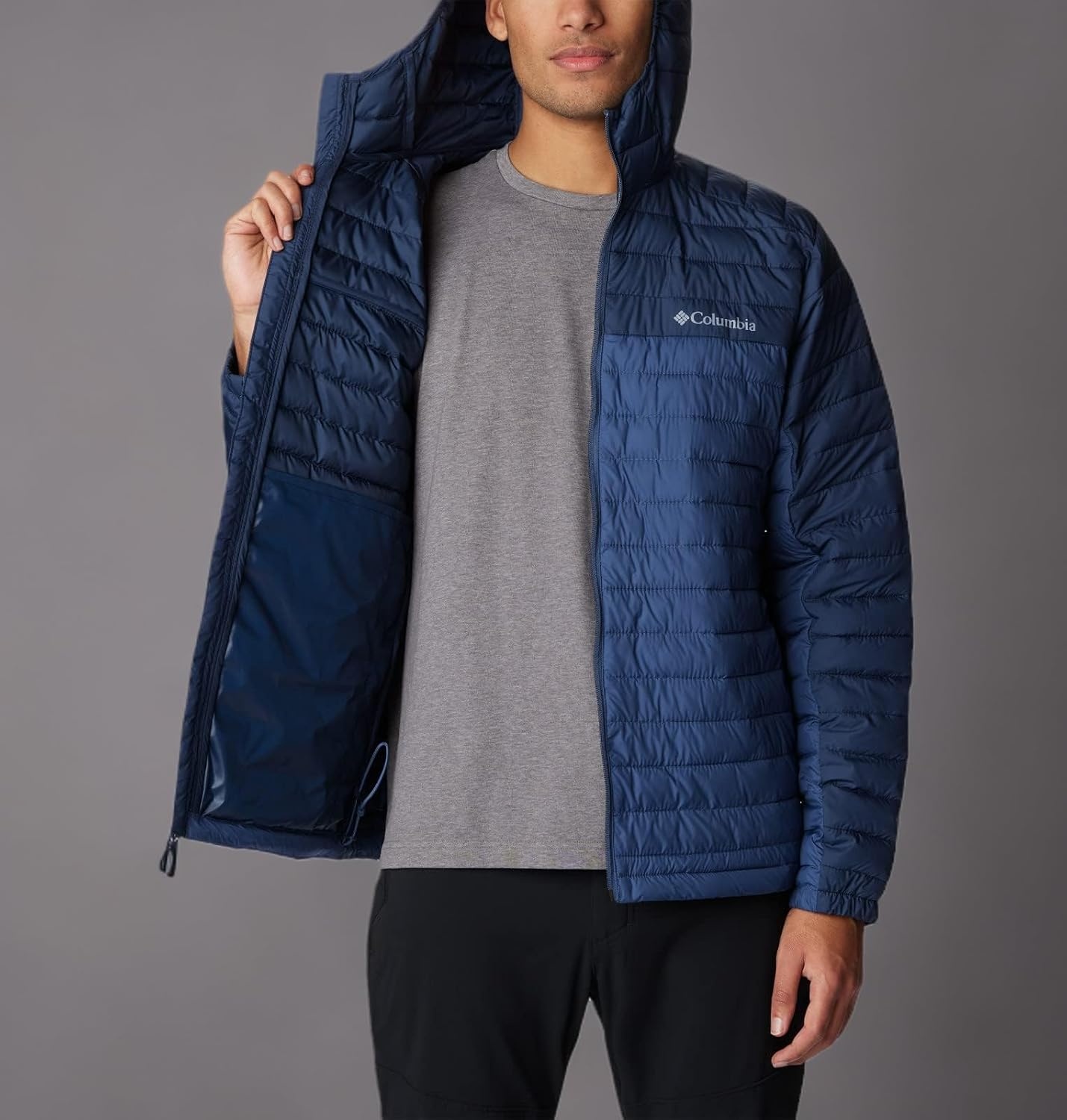image:imageColumbia Herren Silver Falls Kapuzenjacke Silver Falls KapuzenjackeDark Mountain Collegiate Navy