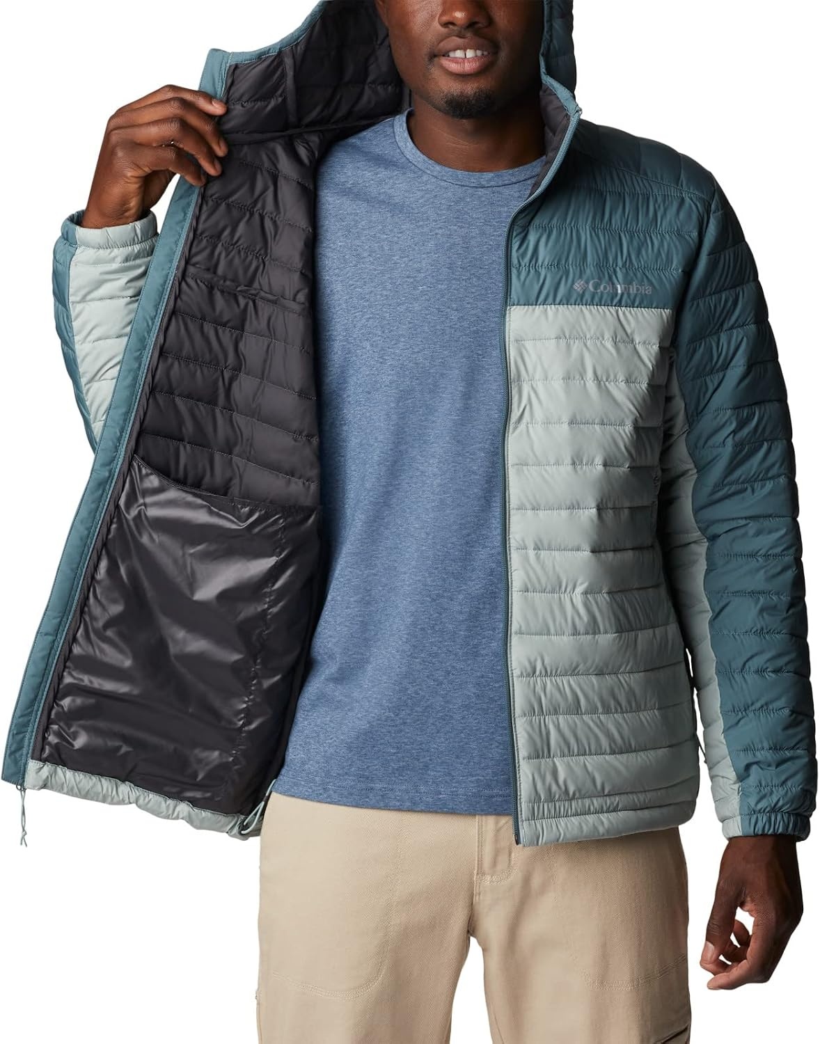 image:imageColumbia Herren Silver Falls Kapuzenjacke Silver Falls KapuzenjackeNiagaraMetall