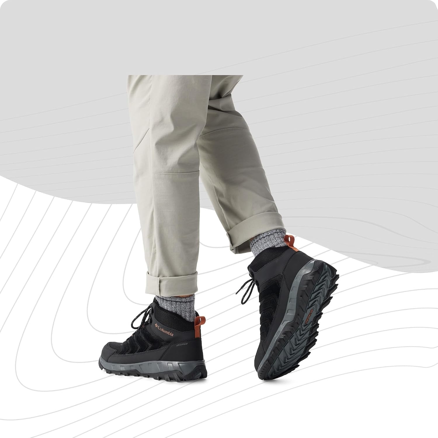 image:imageColumbia Herren Strata Trail Mid WpMid Rise Trekking und WanderstiefelSchwarz Eulen