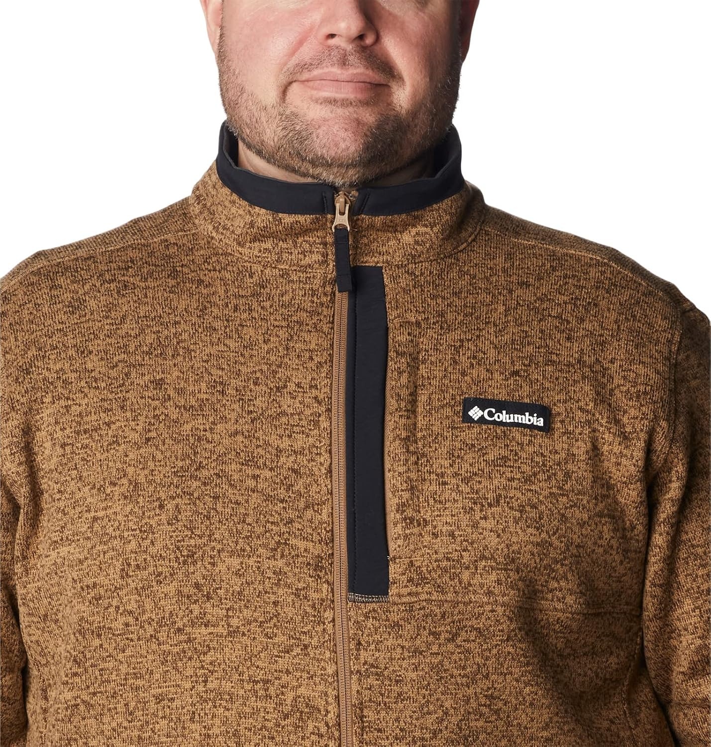 image:imageColumbia Herren Sweater Weather Full Zip Fleecejacke mit durchgehendem ReiverschlussDelta Heather