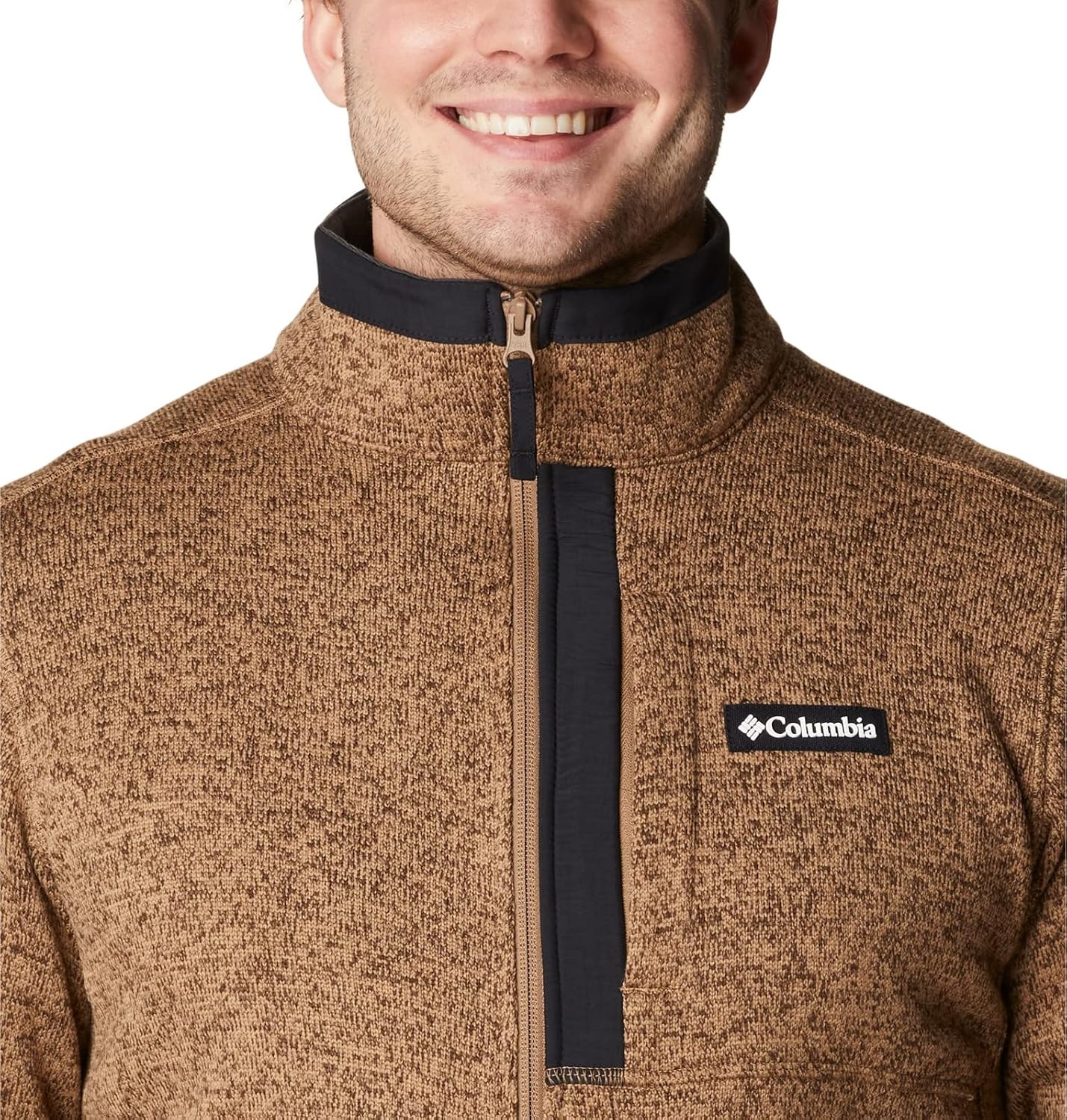 image:imageColumbia Herren Sweater Weather Full Zip Fleecejacke mit durchgehendem ReiverschlussDelta Heather
