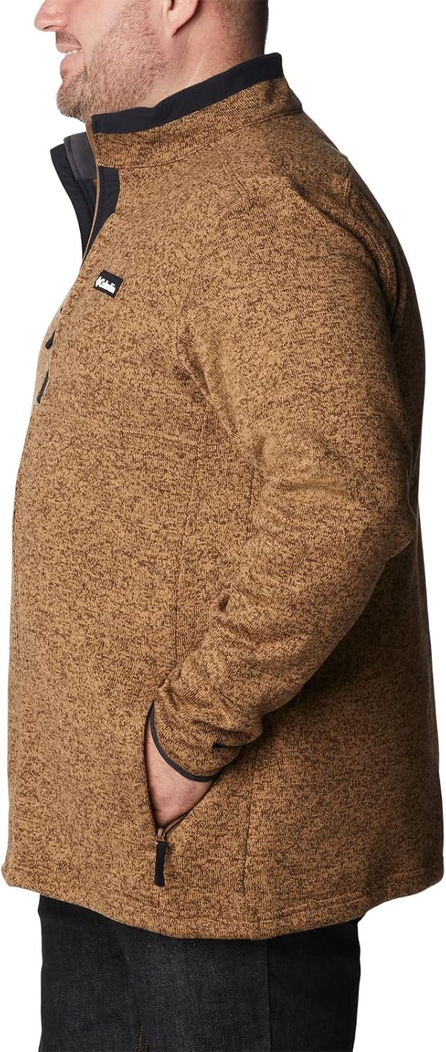 image:imageColumbia Herren Sweater Weather Full Zip Fleecejacke mit durchgehendem ReiverschlussDelta Heather