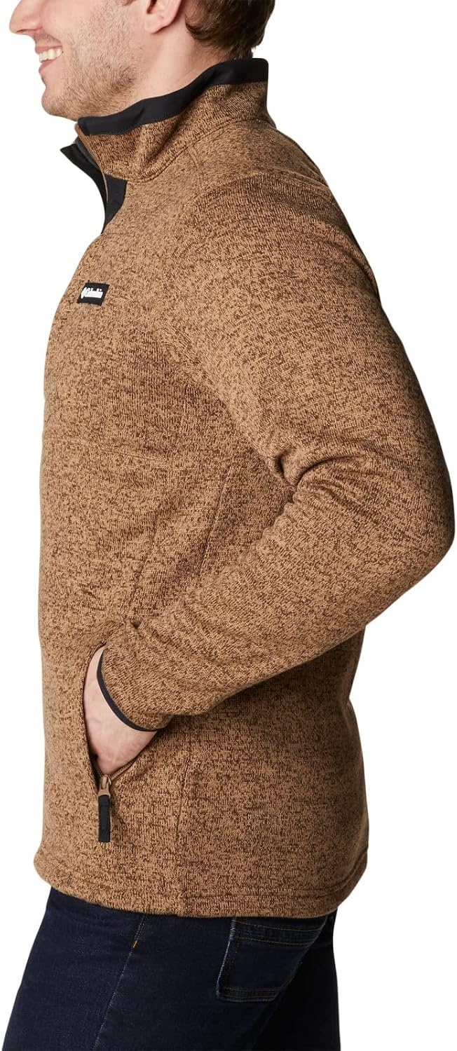 image:imageColumbia Herren Sweater Weather Full Zip Fleecejacke mit durchgehendem ReiverschlussDelta Heather